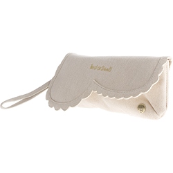 Scolloped Clutch Bag