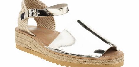 Red Or Dead Silver Brighton Sandals