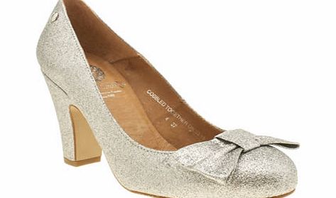 Red Or Dead Silver Lollipop Low Heels