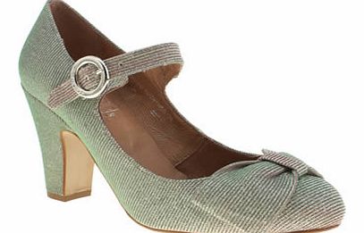 womens red or dead silver lindy hop low heels