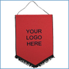 Red Pennants - 25 x 18cm Includes Printing - Red