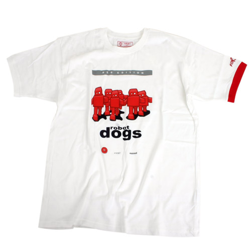 Red Robot Robot Dogs Tee