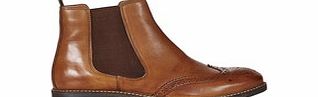 Red Tape Boyne tan leather Chelsea boots