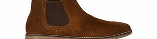 Red Tape Corran tan suede Chelsea boots