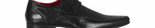 Red Tape Hollins black leather laced shoe