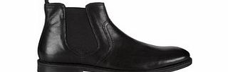Newton black leather Chelsea boots