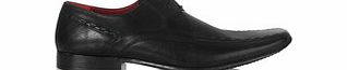 Rowley black leather lace-up shoes