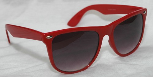 Red Wayfarer Sunglasses