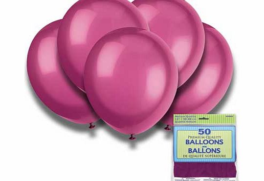 Red Wine 12 Inch Premium Balloons - Pack of 50