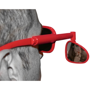 Red Wing Mirror Glasses