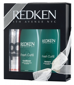 Redken FRESH CURLS and QUICK DRY GIFT SET (3