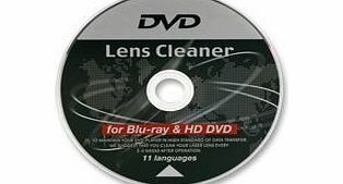 RedTec Blu-ray/ hd-dvd lens cleaner - It is recommended that Blu-ray and HD-DVD optical lenses are cleaned every 3-4 weeks to maintain optimum operation and data transfer integrity. This disc cleans the lase