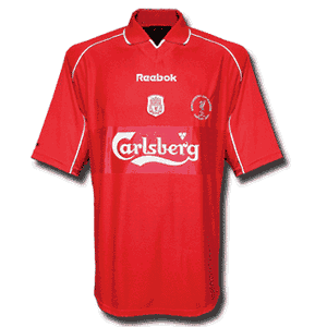 Reebok 00-01 Liverpool Worthington Cup Winners shirt