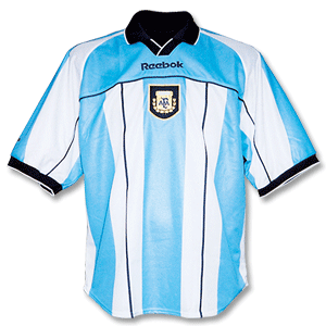 Reebok 00-02 Argentina Home Shirt - Players