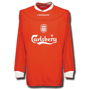 Reebok 02-04 Liverpool Home L/S shirt
