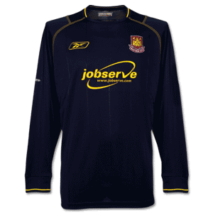 03-04 West Ham Away L/S Shirt