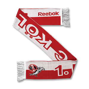 09-10 Koln Jacquard Scarf red/ white