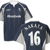 Reebok Bolton Wanderers Away Shirt 2005/06 - with Nakata 16 Printing.