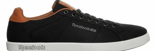 Classic Newport Low Black Canvas Trainers