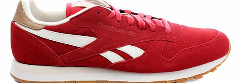 Classic Red Suede Trainers
