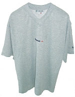 Reebok Classic V Neck T/Shirt Grey Size Small