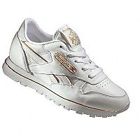 Girls Classic Leather Chromed Running Shoes