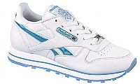 Reebok Ladies Classic Leather Punched Running Shoes