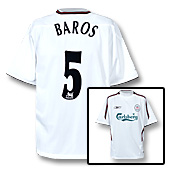 Reebok Liverpool Third Shirt 2003/05 - with Baros 5 Printing.
