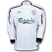 Reebok Liverpool Third Shirt Long Sleeved 2003/05.