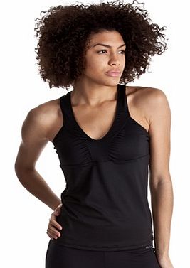 Reebok Long Bra Top With Inner Support - Black -