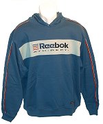 Reebok M-AD Athletic Dept. Hooded Sweat Navy Size Small