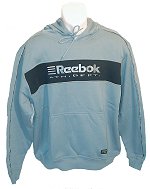 Reebok M-AD Athletic Dept. Hooded Sweat Stone Blue Size Large