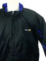 Reebok M-AT Blouson Jacket Blue Detail Size Small