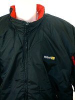 Reebok M-AT Blouson Jacket Red Detail Size Small