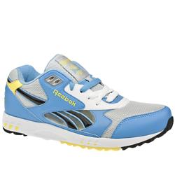 Male Reebok Inferno Leather Upper Fashion Trainers in Pale Blue