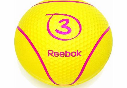 Reebok Medicine Ball, Yellow, 3kg