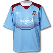 Reebok West Ham United Junior Away Shirt - 2004 - 2005.