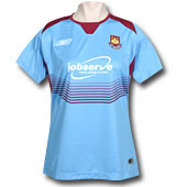 Reebok Womens West Ham United Away Shirt - 2004 - 2005.