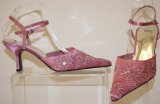 Reef Anne Michelle Ladies Satin Wedding Shoes Pink Size 8