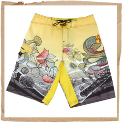 Reef Dali Boardies Yellow