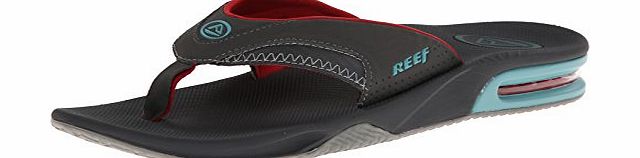 Reef Fanning Lumo/Turq, Mens Thong Sandals, Grey (Lumo/Turq/Lgt), 8 UK