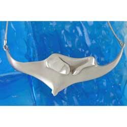 Reef Jewelry Manta on Snake Chain
