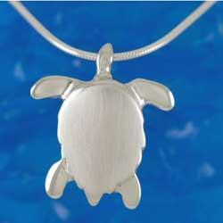 Turtle on Snake Chain