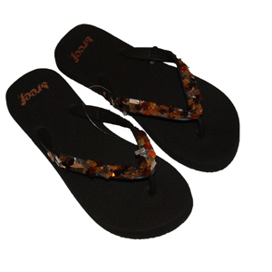 Reef Ladies Ladies Reef Bedazzled Flip Flop. Brown