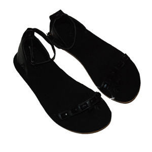 Ladies Reef Felona Pu Sandal. Black