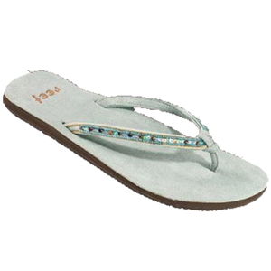 Ladies Reef Morocho Flip Flop. Light Aqua