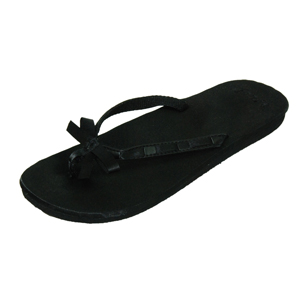 Ladies Reef My Tie 2 Flip Flop. Black Lace