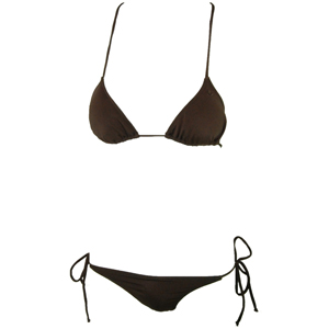 Reef Ladies Ladies Reef Solid Gold Plain Bikini. Chocolate