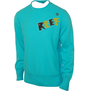 Mens Reef Croc Knit. Turquoise.