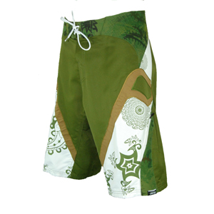 Reef Mens Mens Reef F Stop Remix Boarshort. Olive